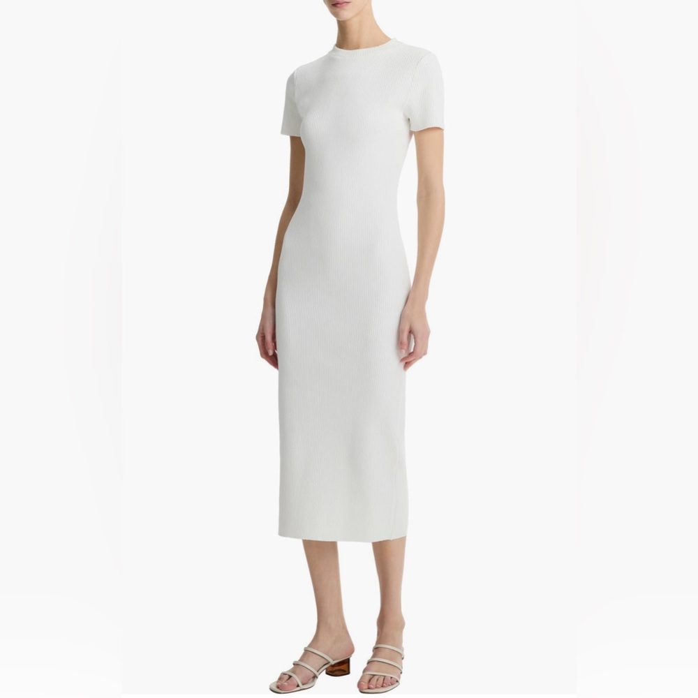 Vince Ribbed Body-Con Dress